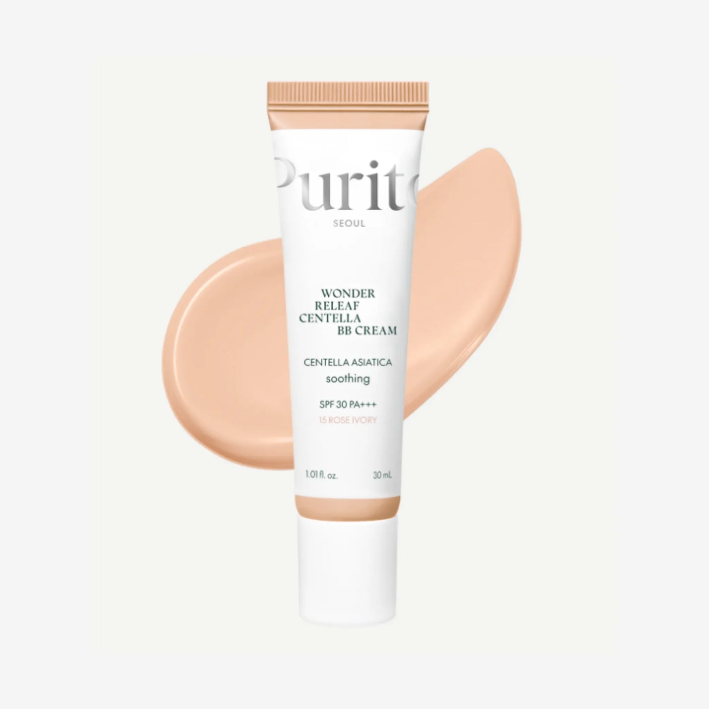 Purito SEOUL | Wonder Releaf Centella BB Cream #15 Rose Ivory 30ml