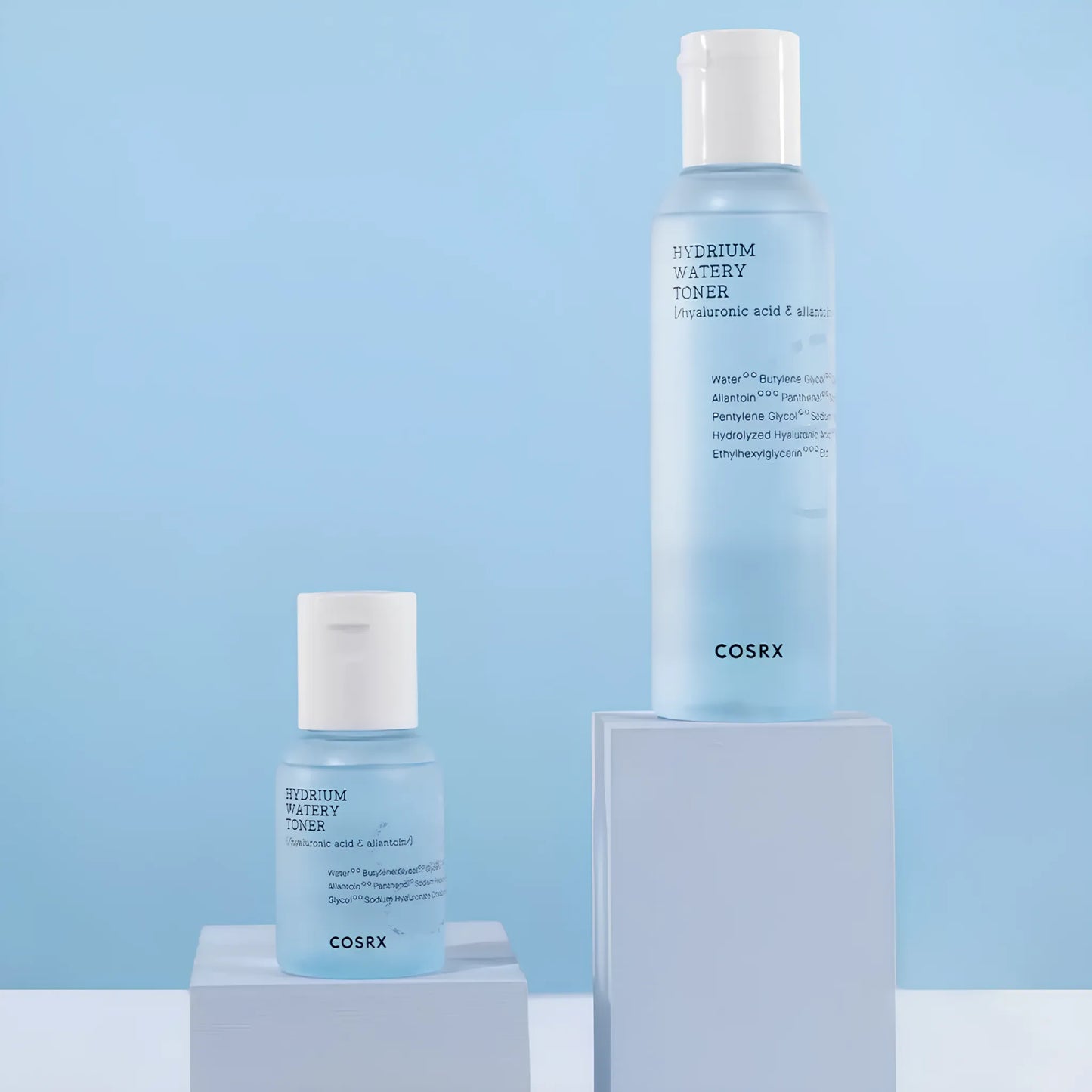 COSRX Hydrium Watery Toner 150ml, ισχυρά ενυδατικό τόνερ σε κομψή συσκευασία.
