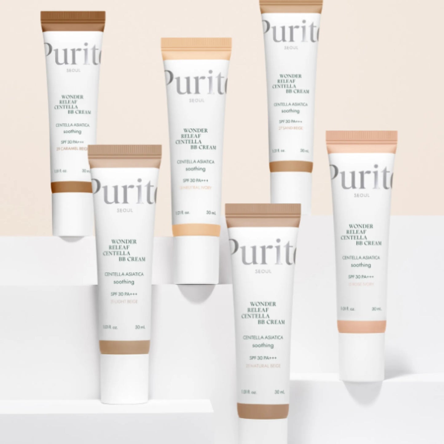 Purito SEOUL | Wonder Releaf Centella BB Cream #15 Rose Ivory 30ml