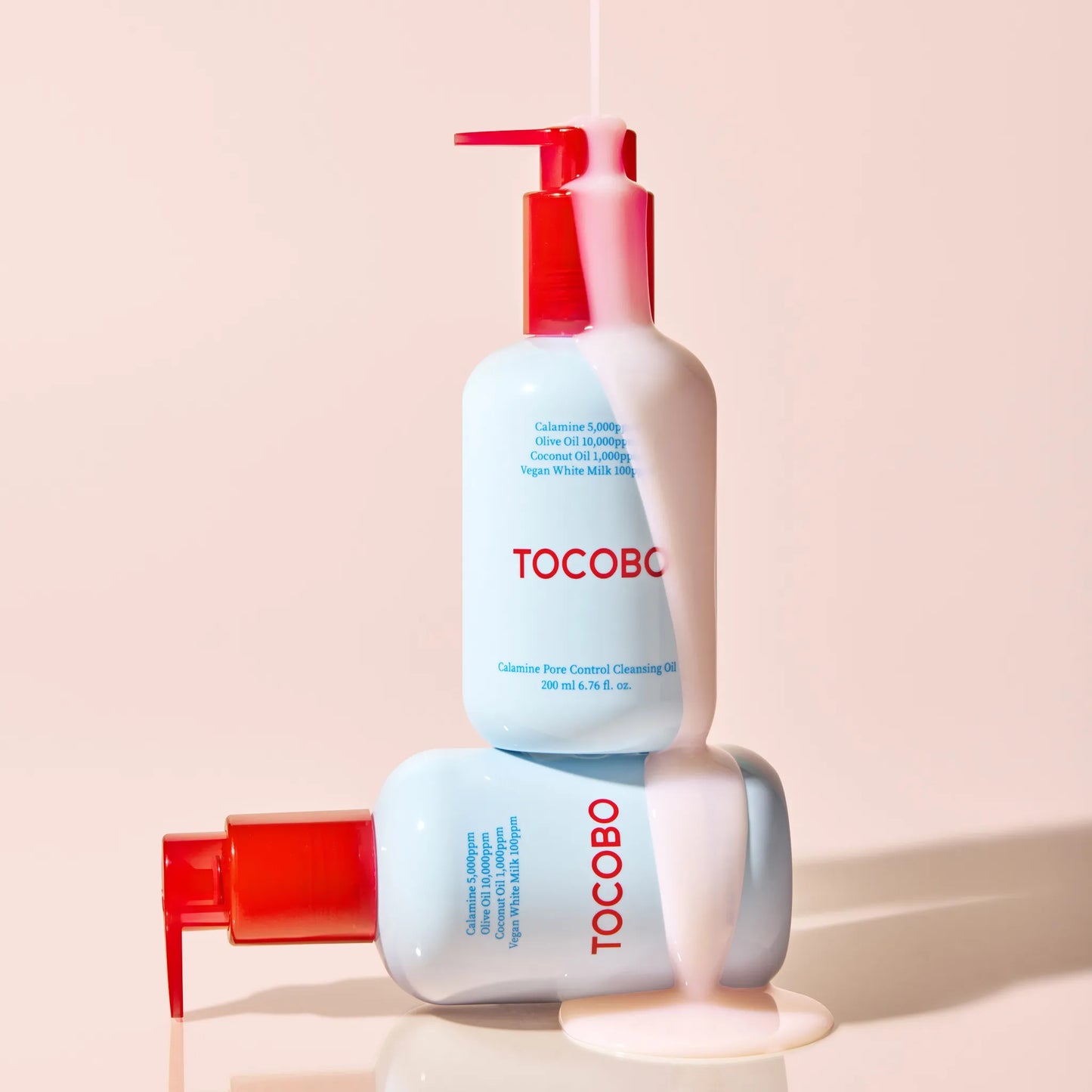 TOCOBO Calamine Pore Control Cleansing Oil 200ml, καθαρίζει απαλά την επιδερμίδα και βοηθά στη μείωση των πόρων με καλαμίνη.