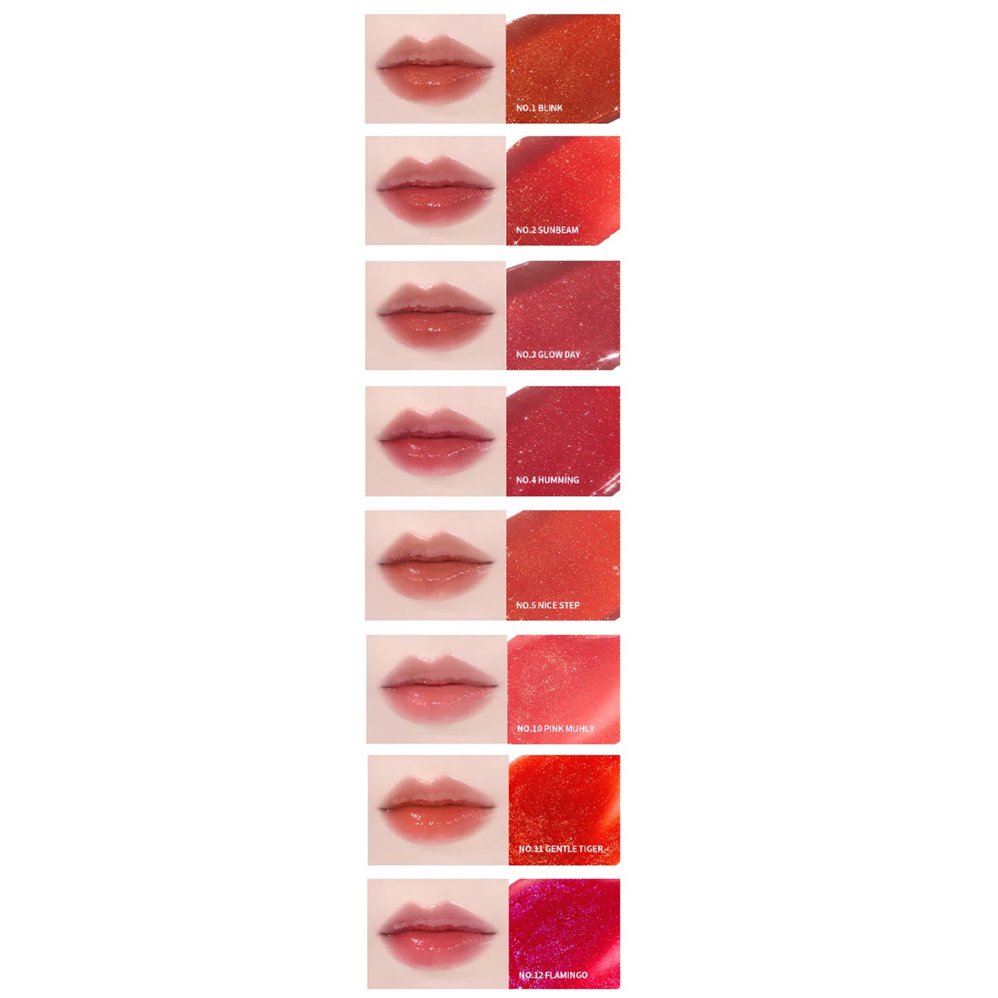 Unleashia Non Sticky Dazzle Tint Glossy Finish Tint - 2 Sunbeam 7.6g, ενυδατώνει και δίνει στα χείλη ένα λαμπερό και φυσικό φινίρισμα.