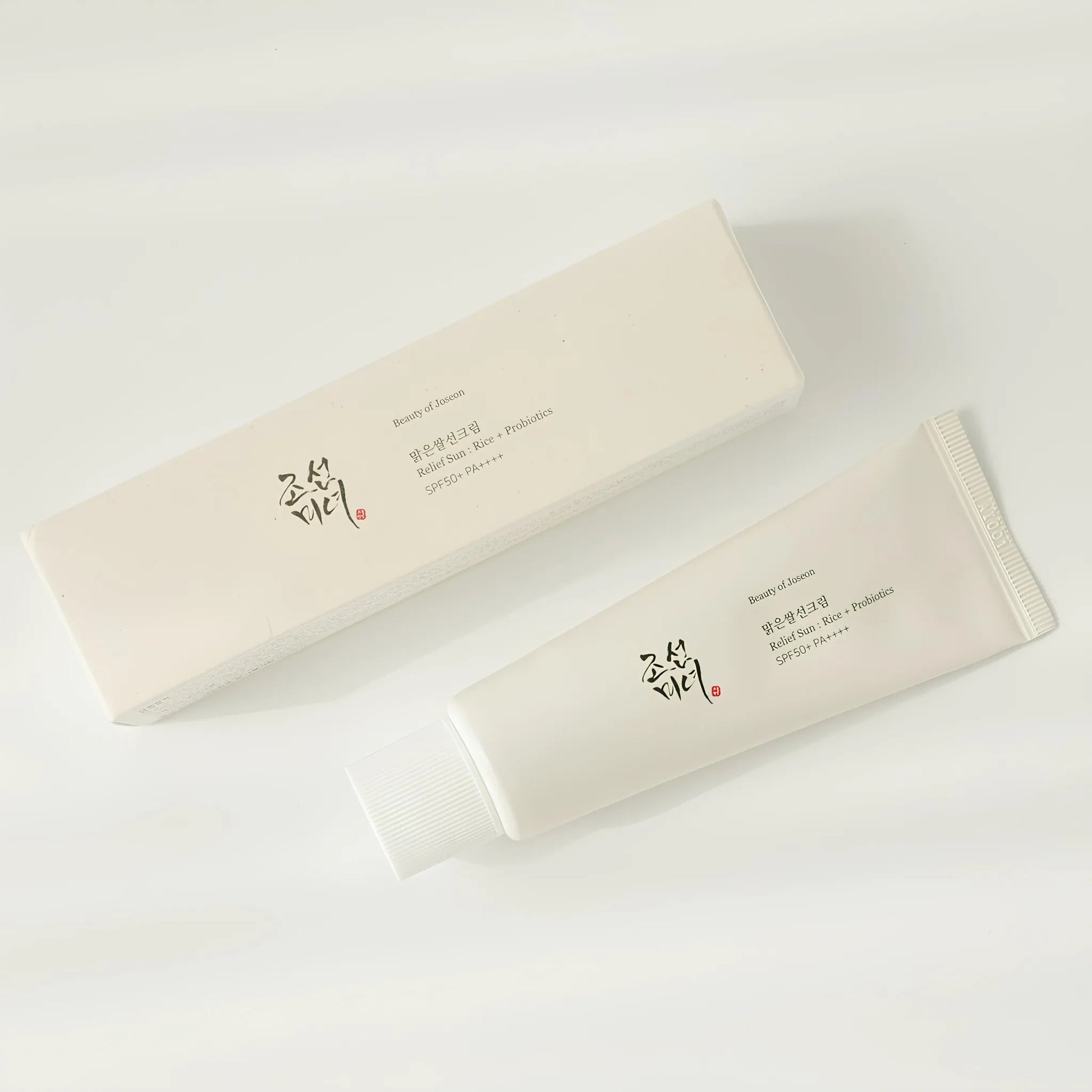 Beauty of Joseon Relief Sun Rice Probiotics SPF50+ PA++++ 50ml, ιδανικό για καθημερινή χρήση, με ελαφριά αίσθηση και ισχυρή προστασία.