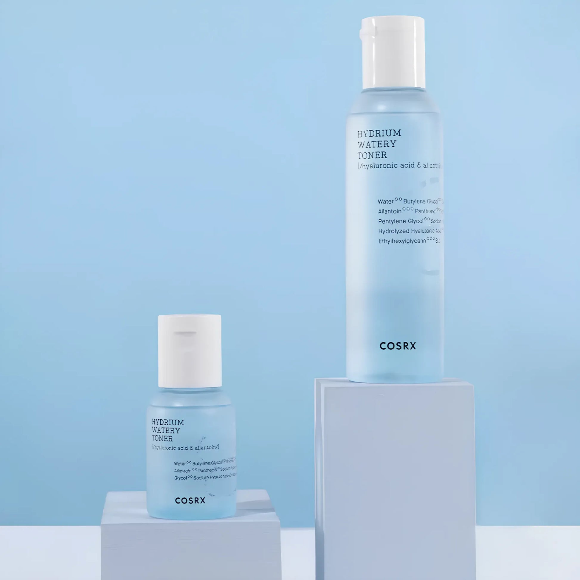 COSRX Hydrium Watery Toner 150ml, ισχυρά ενυδατικό τόνερ σε κομψή συσκευασία.