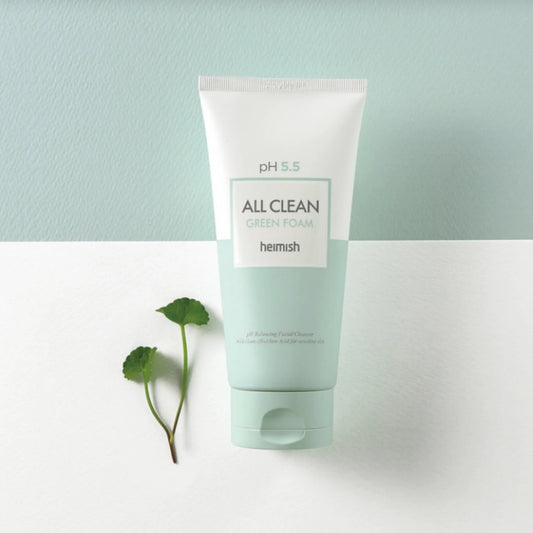 Heimish All Clean Green Foam 150g, με το προϊόν να διακρίνεται, προσφέρει βαθύ καθαρισμό χωρίς να ερεθίζει το δέρμα.
