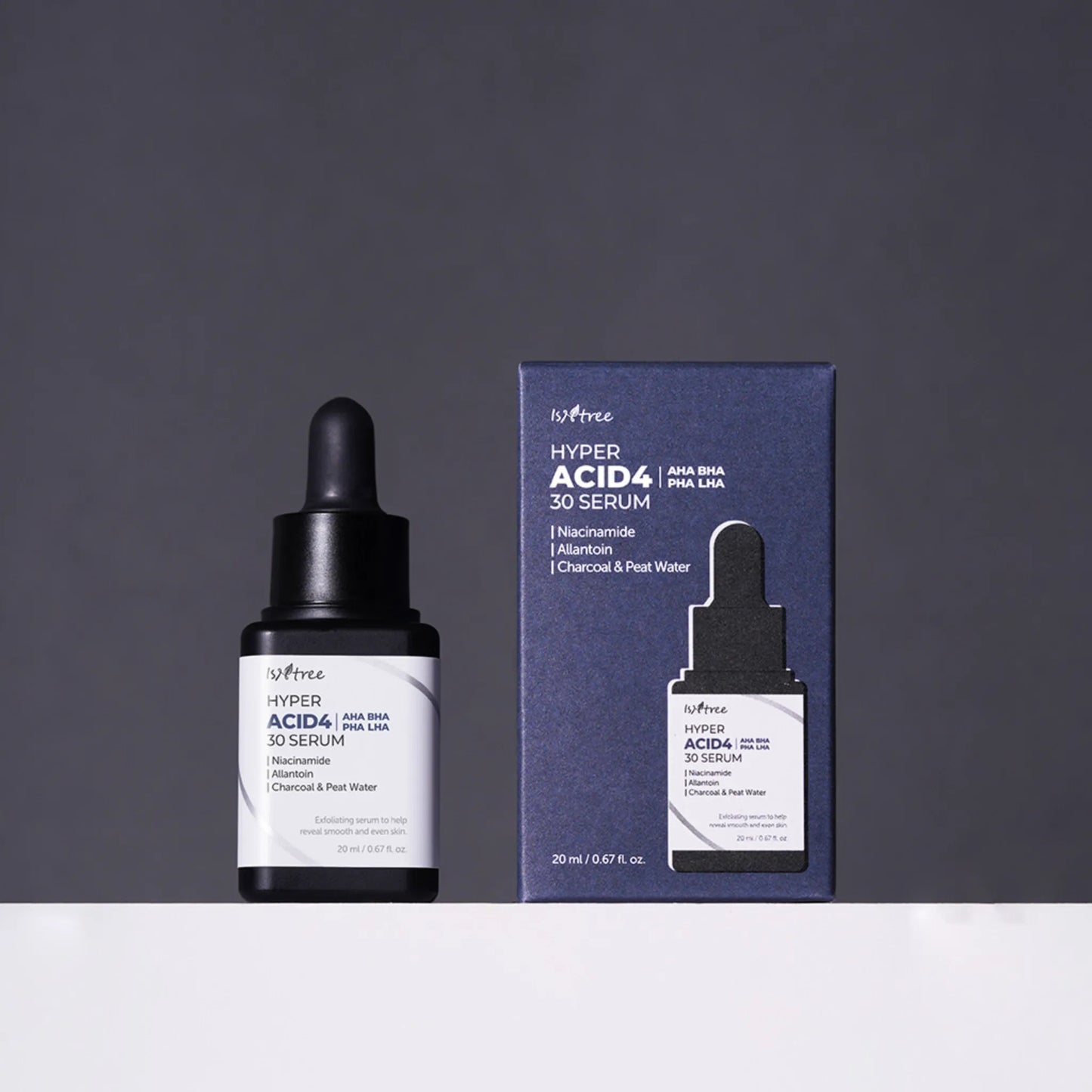 Ορός Isntree Hyper Acid 4 AHA BHA LHA 30 – Ιδανικό για ανανέωση της επιδερμίδας, μείωση των πόρων και βελτίωση της υφής του δέρματος.