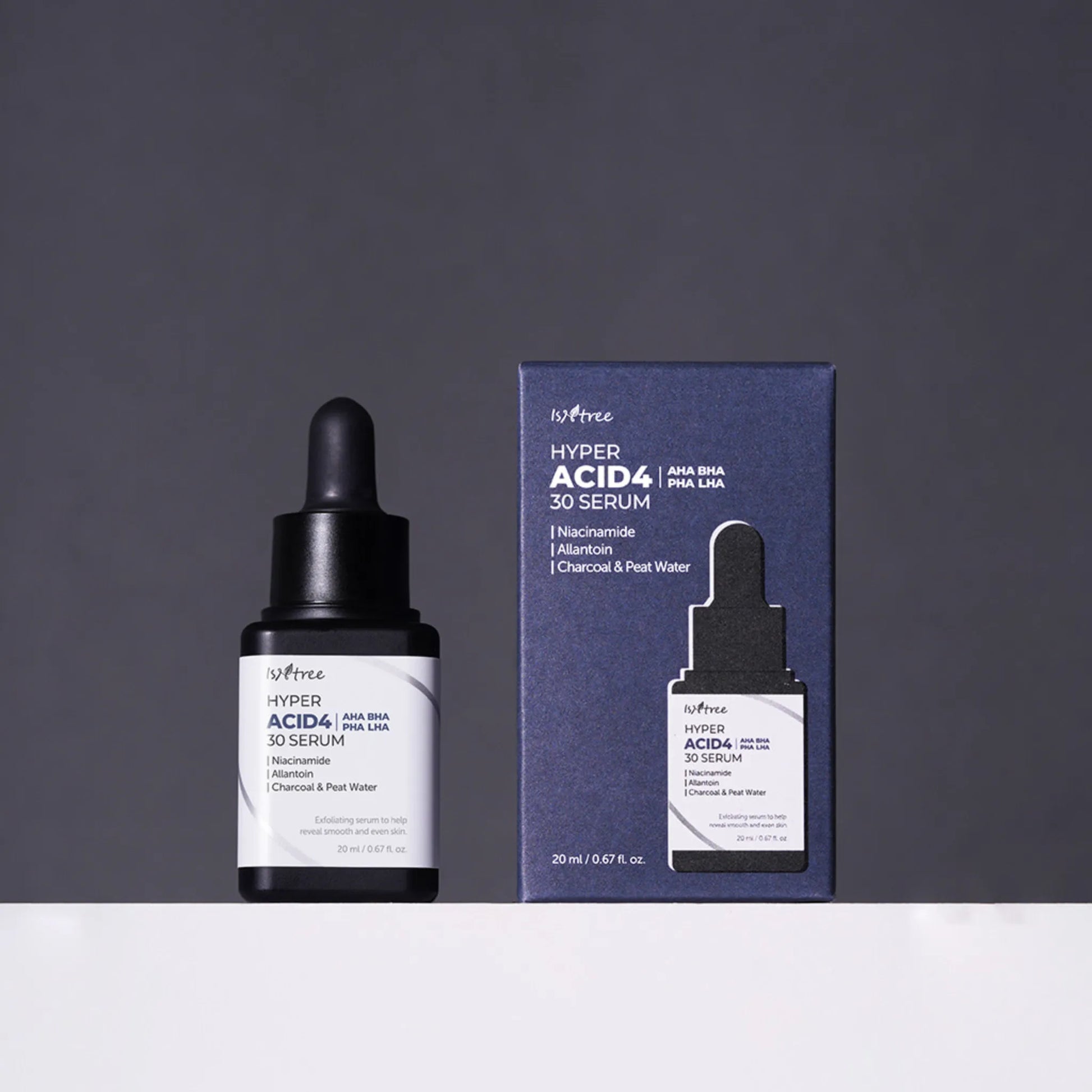 Ορός Isntree Hyper Acid 4 AHA BHA LHA 30 – Ιδανικό για ανανέωση της επιδερμίδας, μείωση των πόρων και βελτίωση της υφής του δέρματος.