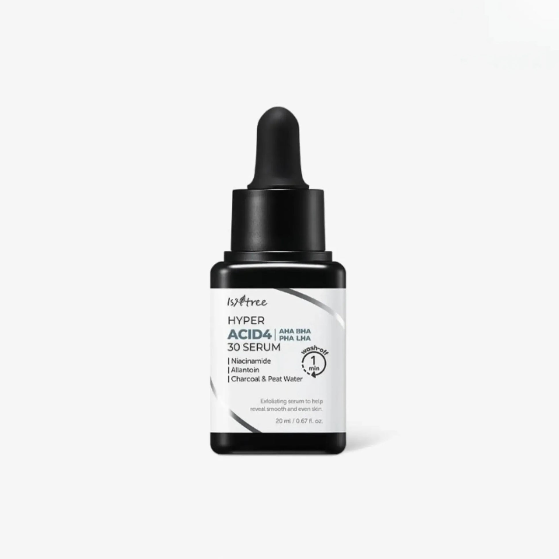 Isntree Hyper Acid 4 AHA BHA LHA 30 Serum 20ml – Ορός με 4 είδη οξέων για απαλή απολέπιση και αναζωογόνηση της επιδερμίδας.