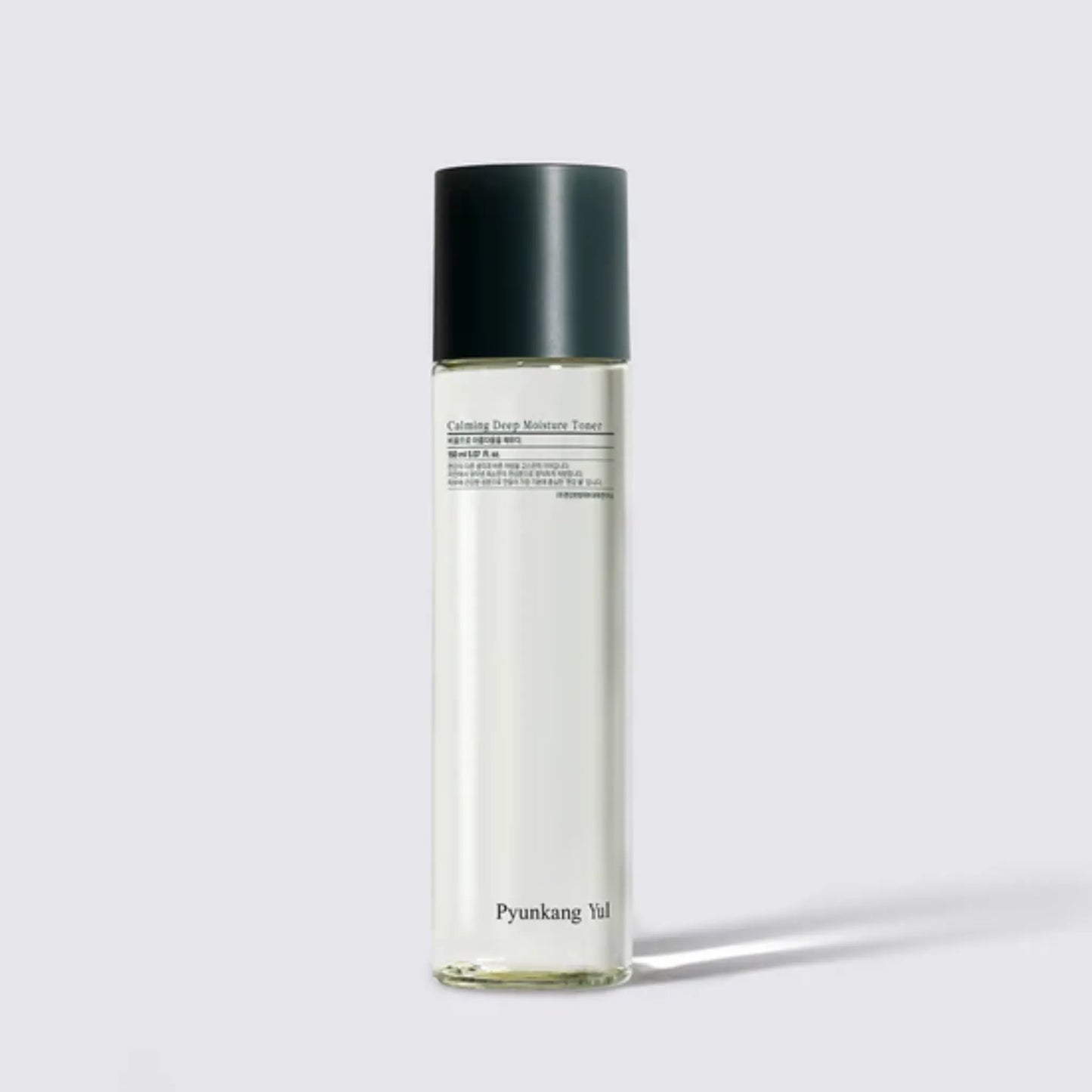 Pyunkang Yul Calming Deep Moisture Toner 150ml, με το μπουκάλι να φαίνεται καθαρά, ενυδατώνει και καταπραΰνει την επιδερμίδα, ιδανικό για ευαίσθητο δέρμα.