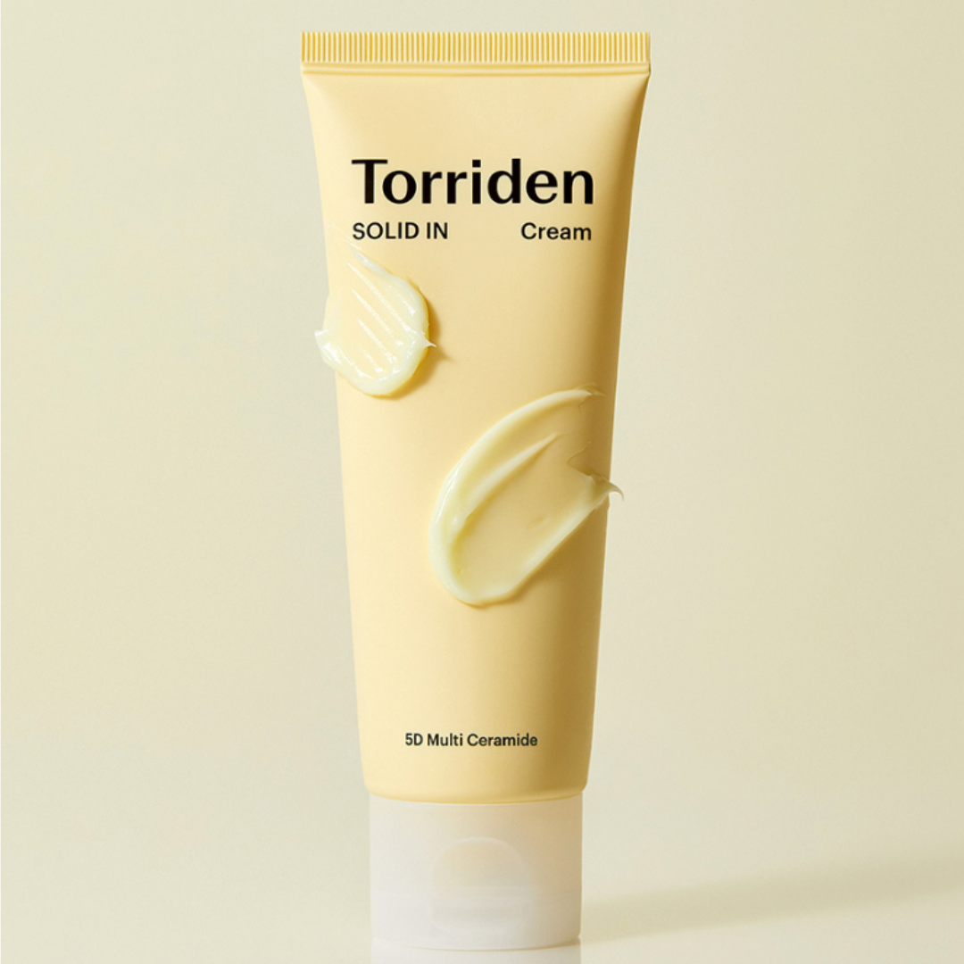 Torriden SOLID-IN Ceramide Cream 70ml, με τη συσκευασία να φαίνεται καθαρά, ενυδατώνει και προστατεύει την επιδερμίδα με κεραμίδια, αφήνοντας την απαλή και ελαστική.